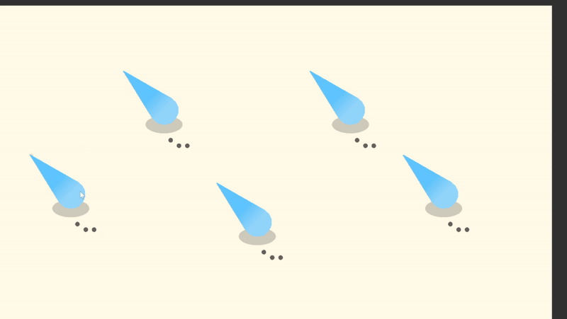 Metronome timings snap together and combine sets, here visualized with circle colors